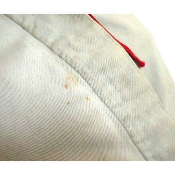 Vintage Cape Jacket Womens Medium 1960's RAW DENIM HOODED Distress Trash - Picture 6 of 7